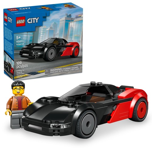 Lego city supercar - city, building