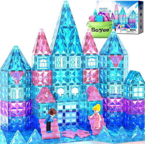 Magnetic tiles 102pcs with - 102pcs, 2