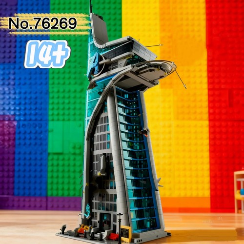 Avengers tower building blocks - avengers,