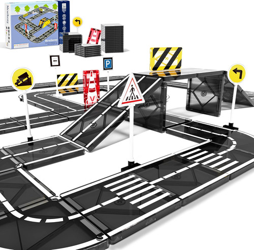 Magnetic tiles building blocks - magnetic,
