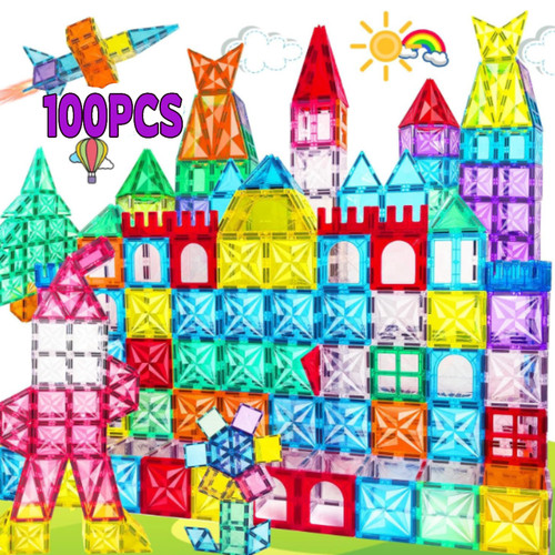 Magna tiles clear colors - clear,